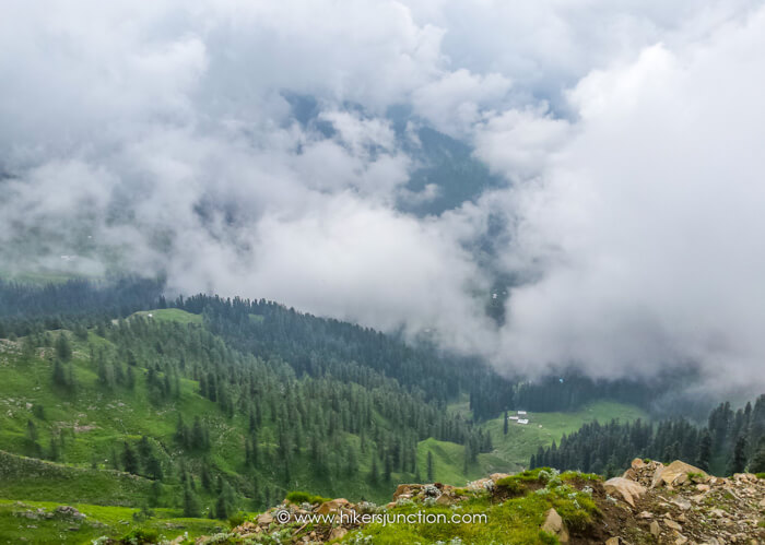 View from the top of Ganga Choti